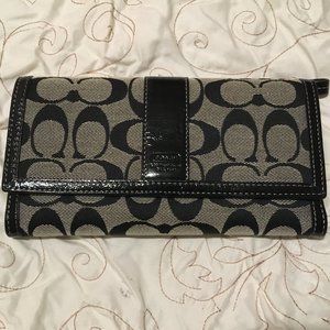 COACH Wallet with checkbook holder